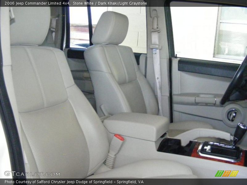 Stone White / Dark Khaki/Light Graystone 2006 Jeep Commander Limited 4x4