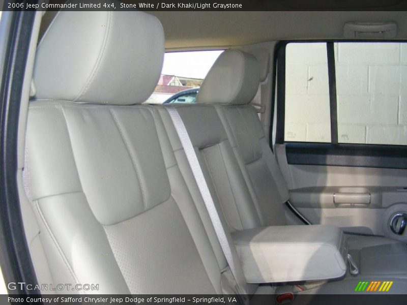 Stone White / Dark Khaki/Light Graystone 2006 Jeep Commander Limited 4x4