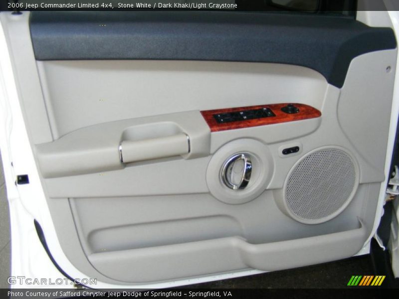 Stone White / Dark Khaki/Light Graystone 2006 Jeep Commander Limited 4x4
