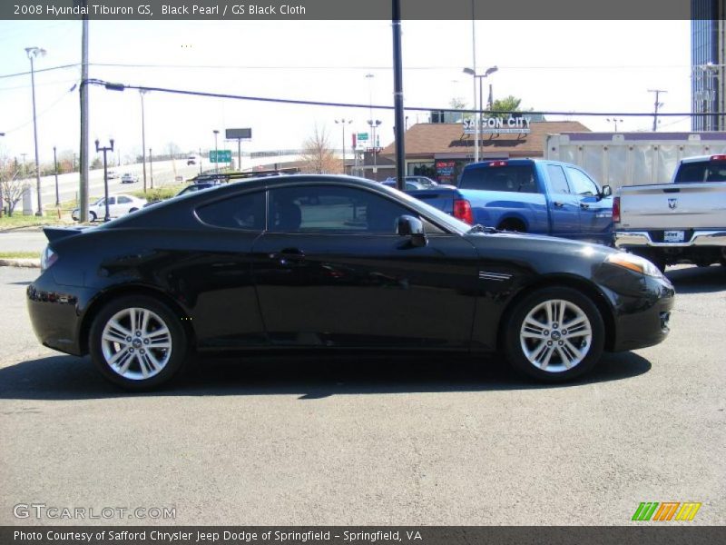 Black Pearl / GS Black Cloth 2008 Hyundai Tiburon GS