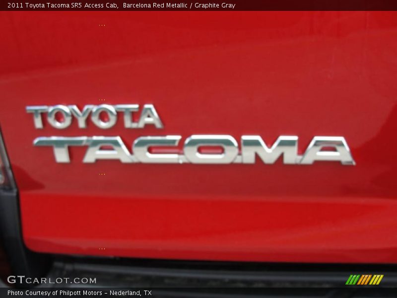 Barcelona Red Metallic / Graphite Gray 2011 Toyota Tacoma SR5 Access Cab