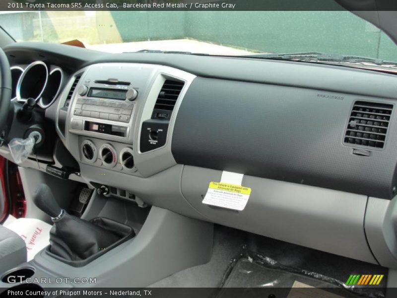 Barcelona Red Metallic / Graphite Gray 2011 Toyota Tacoma SR5 Access Cab