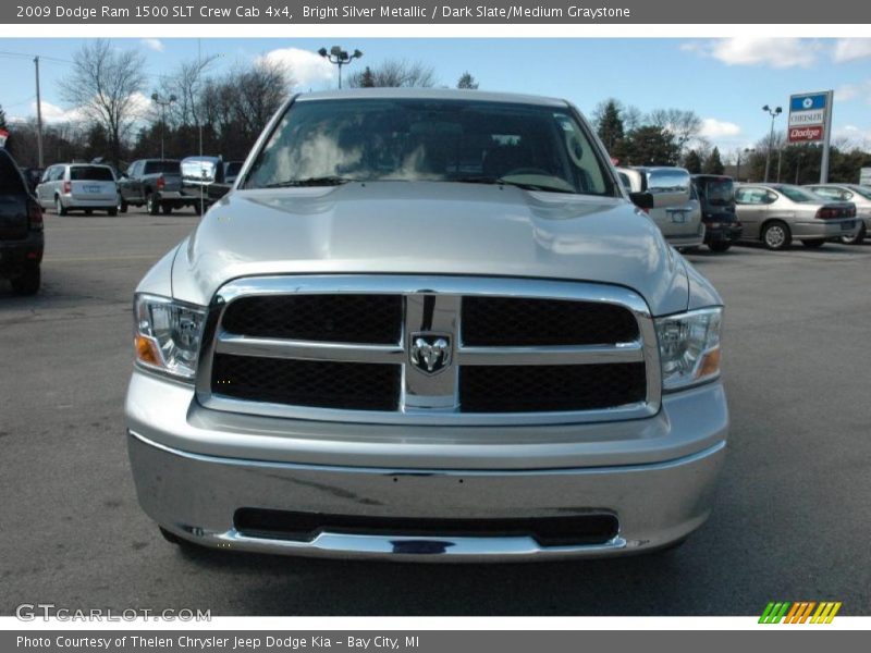 Bright Silver Metallic / Dark Slate/Medium Graystone 2009 Dodge Ram 1500 SLT Crew Cab 4x4