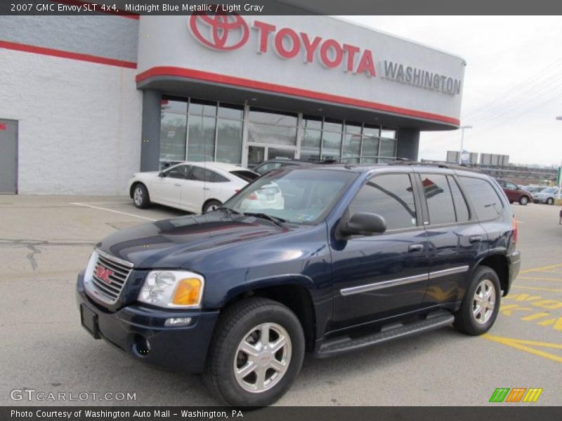 Midnight Blue Metallic / Light Gray 2007 GMC Envoy SLT 4x4