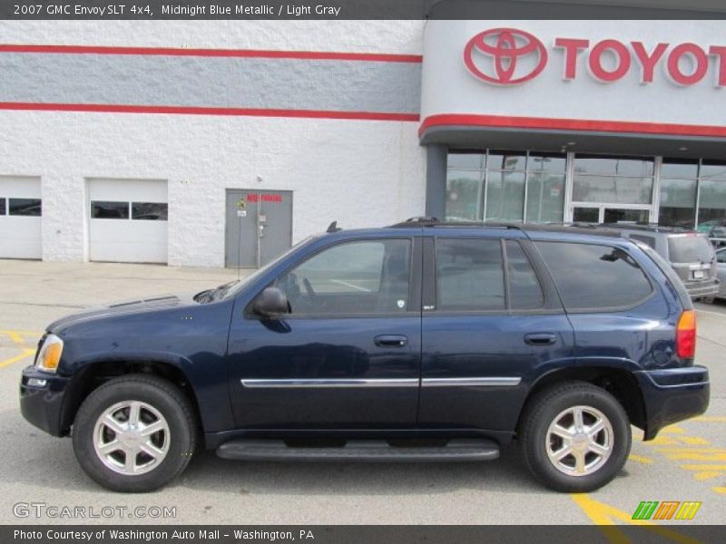 Midnight Blue Metallic / Light Gray 2007 GMC Envoy SLT 4x4