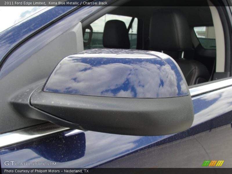 Kona Blue Metallic / Charcoal Black 2011 Ford Edge Limited