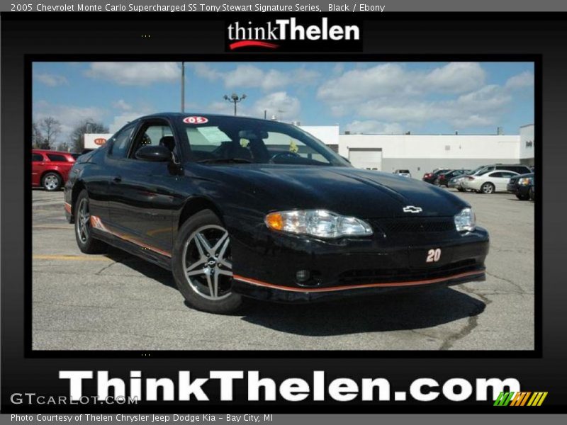 Black / Ebony 2005 Chevrolet Monte Carlo Supercharged SS Tony Stewart Signature Series