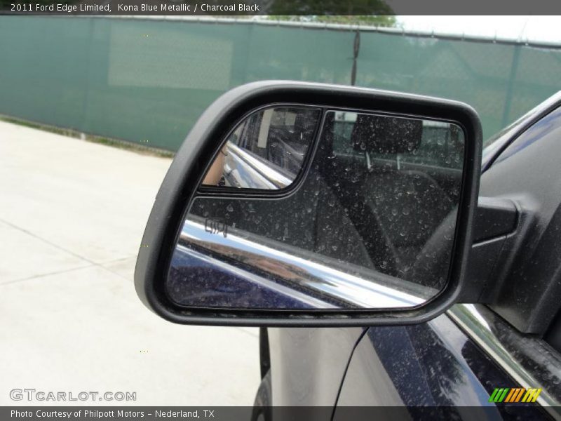 Kona Blue Metallic / Charcoal Black 2011 Ford Edge Limited