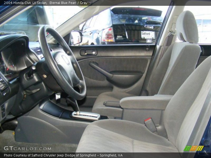  2004 Civic LX Sedan Gray Interior