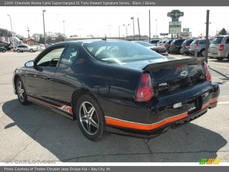 Black / Ebony 2005 Chevrolet Monte Carlo Supercharged SS Tony Stewart Signature Series