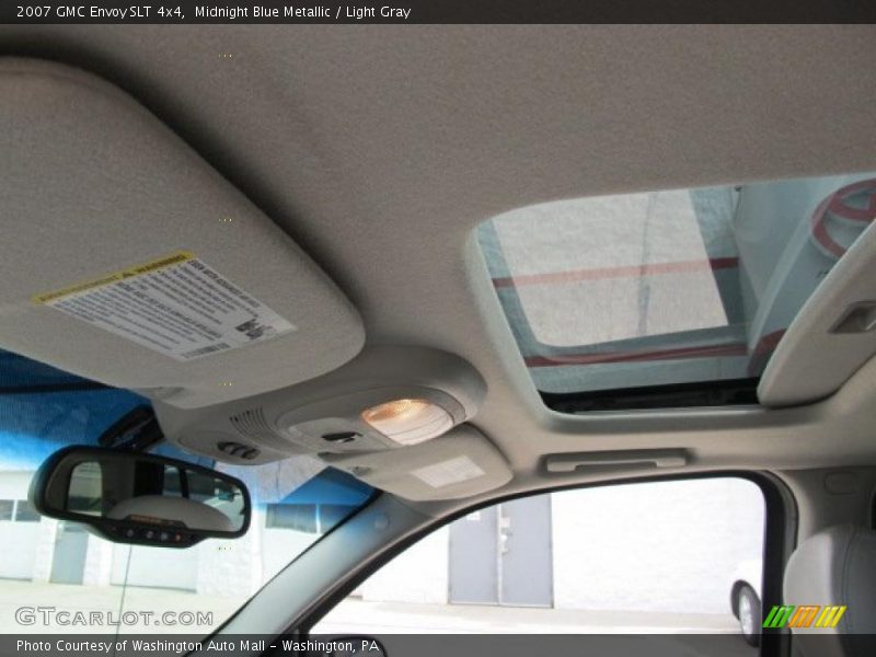 Midnight Blue Metallic / Light Gray 2007 GMC Envoy SLT 4x4