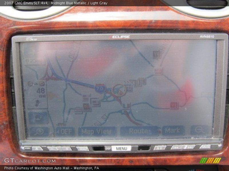 Midnight Blue Metallic / Light Gray 2007 GMC Envoy SLT 4x4