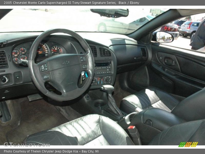  2005 Monte Carlo Supercharged SS Tony Stewart Signature Series Ebony Interior