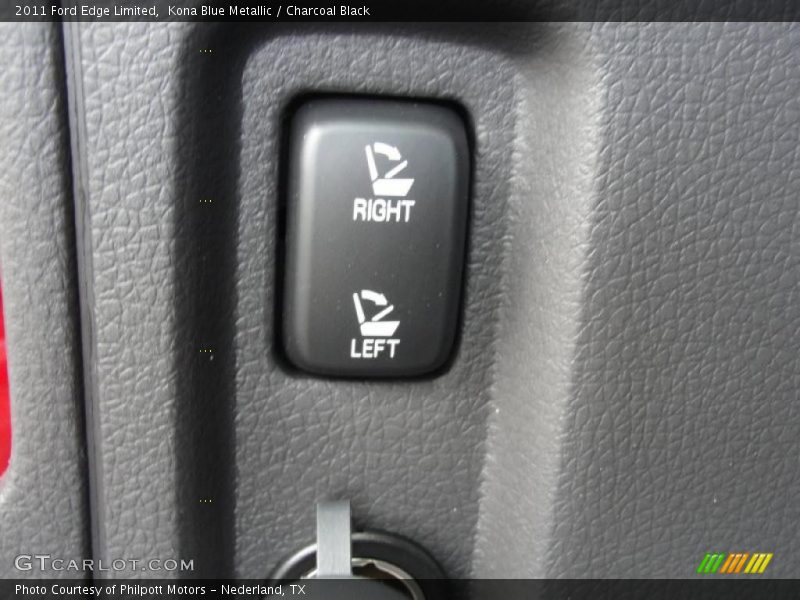 Kona Blue Metallic / Charcoal Black 2011 Ford Edge Limited