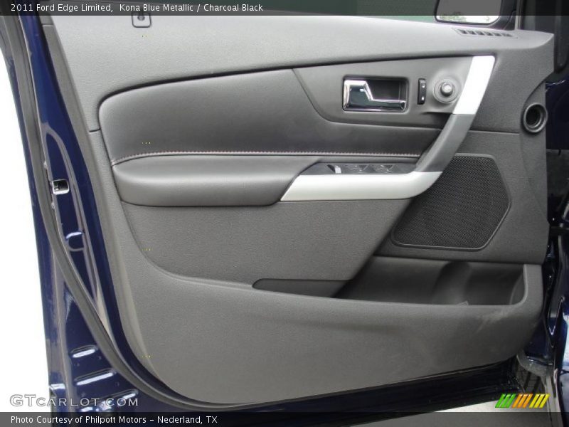 Kona Blue Metallic / Charcoal Black 2011 Ford Edge Limited