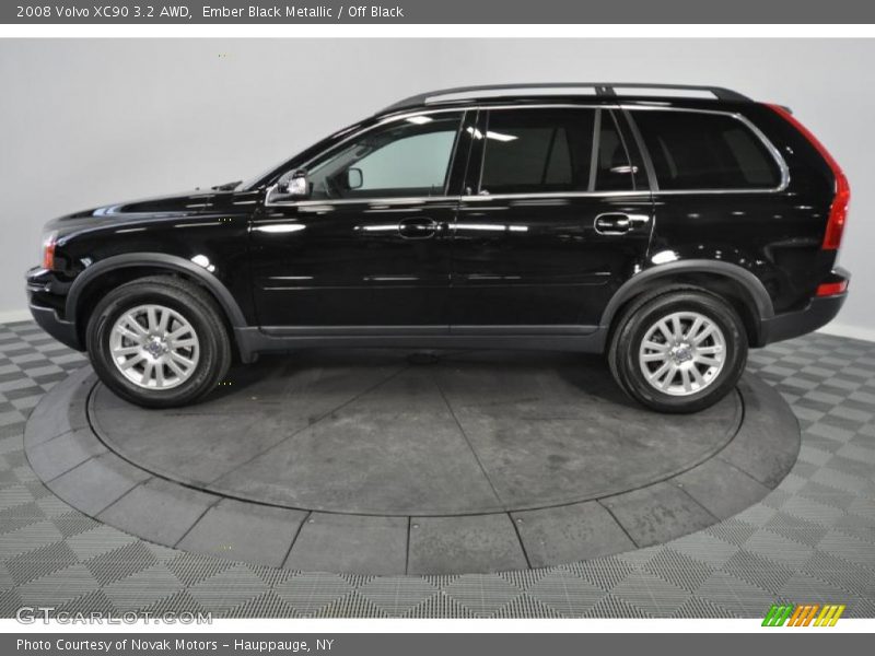 Ember Black Metallic / Off Black 2008 Volvo XC90 3.2 AWD