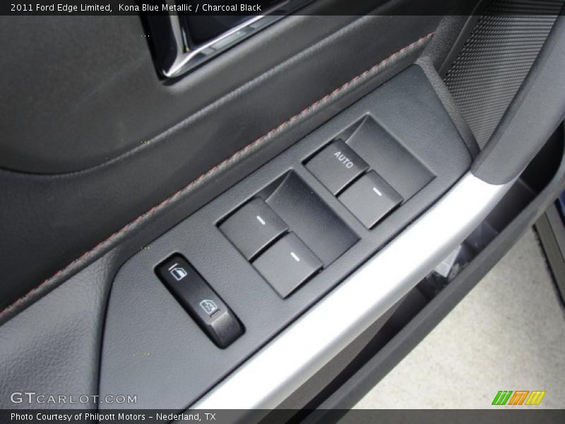 Kona Blue Metallic / Charcoal Black 2011 Ford Edge Limited