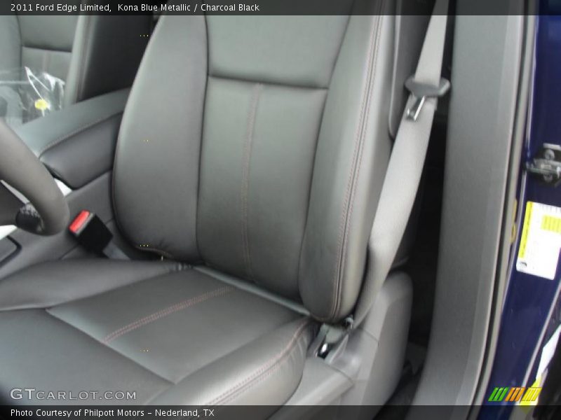 Kona Blue Metallic / Charcoal Black 2011 Ford Edge Limited
