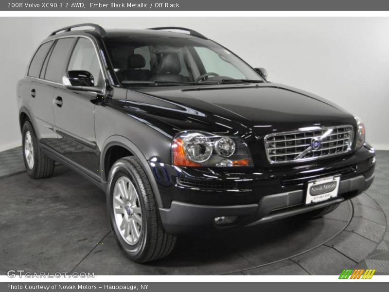 Ember Black Metallic / Off Black 2008 Volvo XC90 3.2 AWD