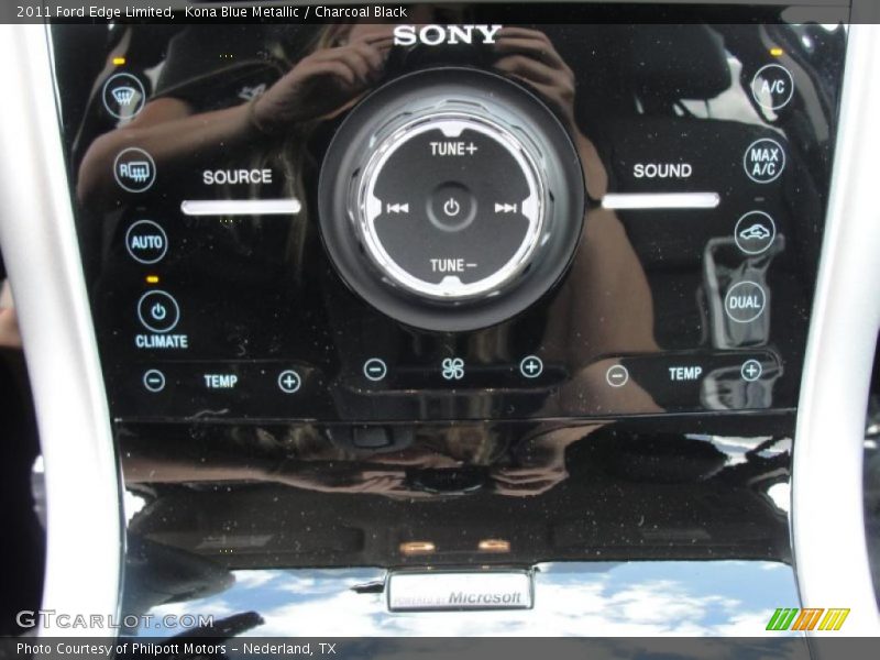 Kona Blue Metallic / Charcoal Black 2011 Ford Edge Limited