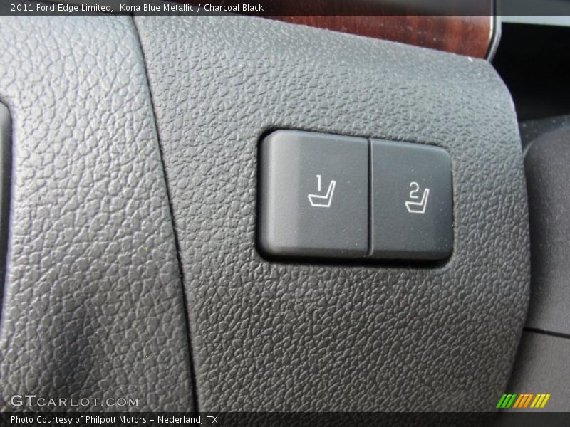 Kona Blue Metallic / Charcoal Black 2011 Ford Edge Limited