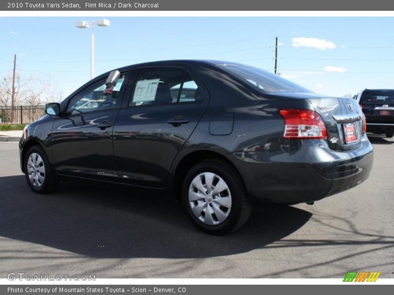 Flint Mica / Dark Charcoal 2010 Toyota Yaris Sedan