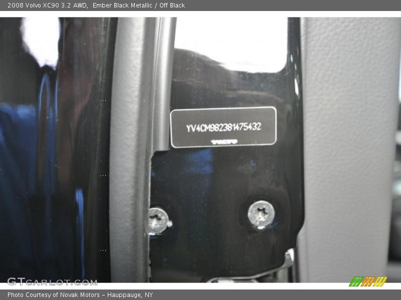 Ember Black Metallic / Off Black 2008 Volvo XC90 3.2 AWD