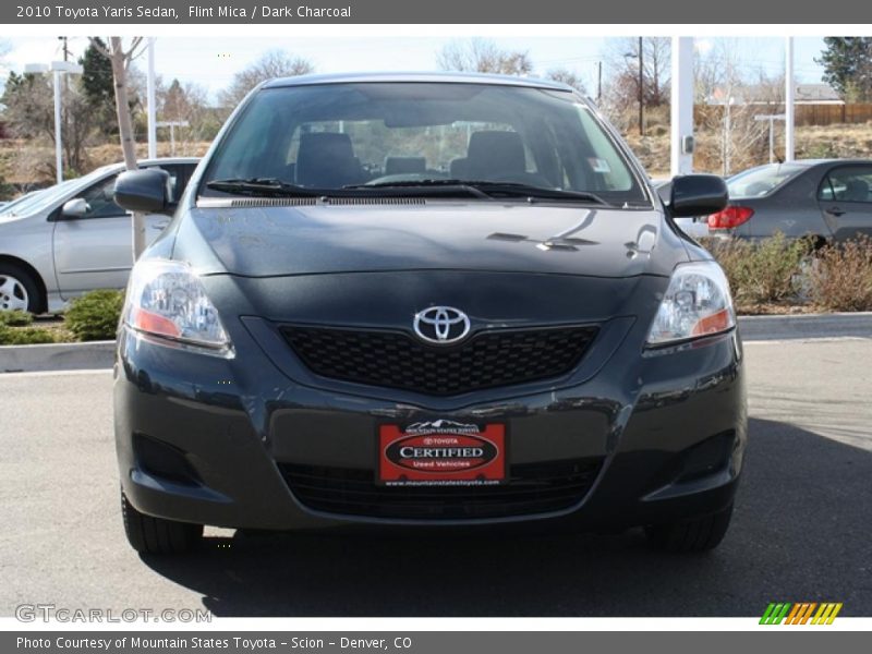 Flint Mica / Dark Charcoal 2010 Toyota Yaris Sedan