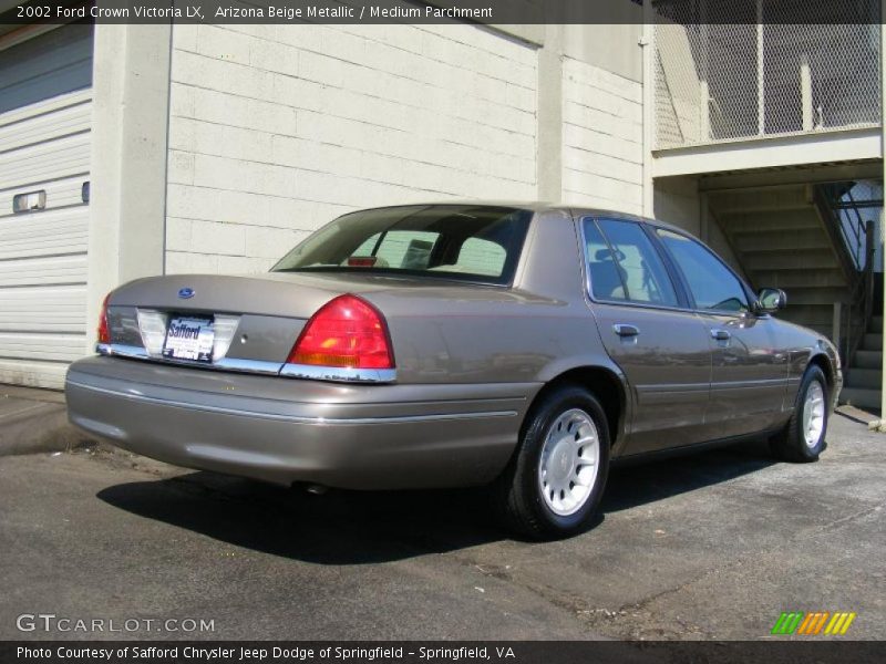 Arizona Beige Metallic / Medium Parchment 2002 Ford Crown Victoria LX