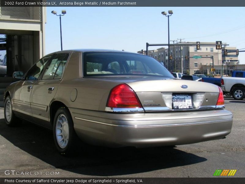 Arizona Beige Metallic / Medium Parchment 2002 Ford Crown Victoria LX