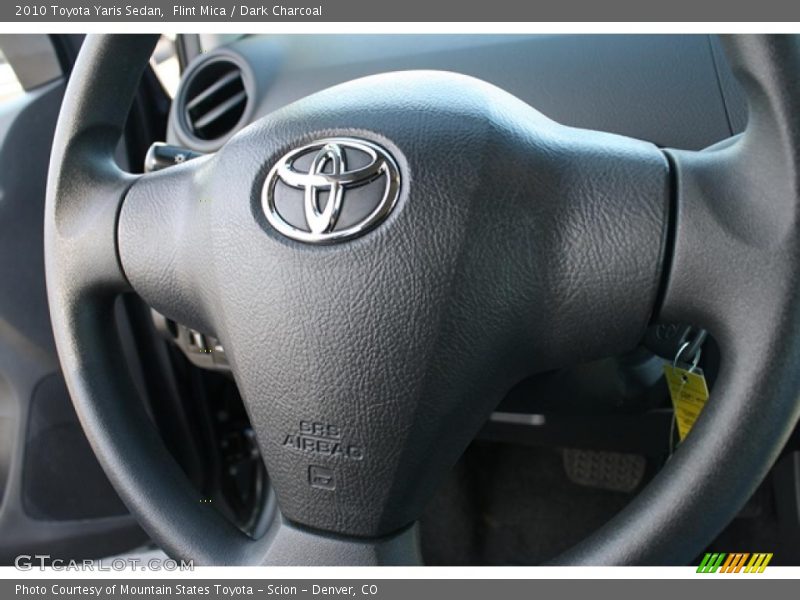 Flint Mica / Dark Charcoal 2010 Toyota Yaris Sedan