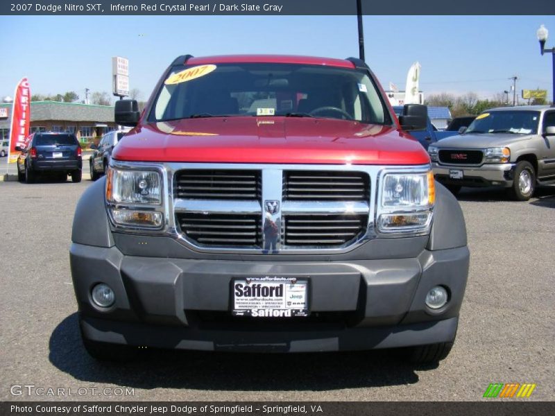 Inferno Red Crystal Pearl / Dark Slate Gray 2007 Dodge Nitro SXT