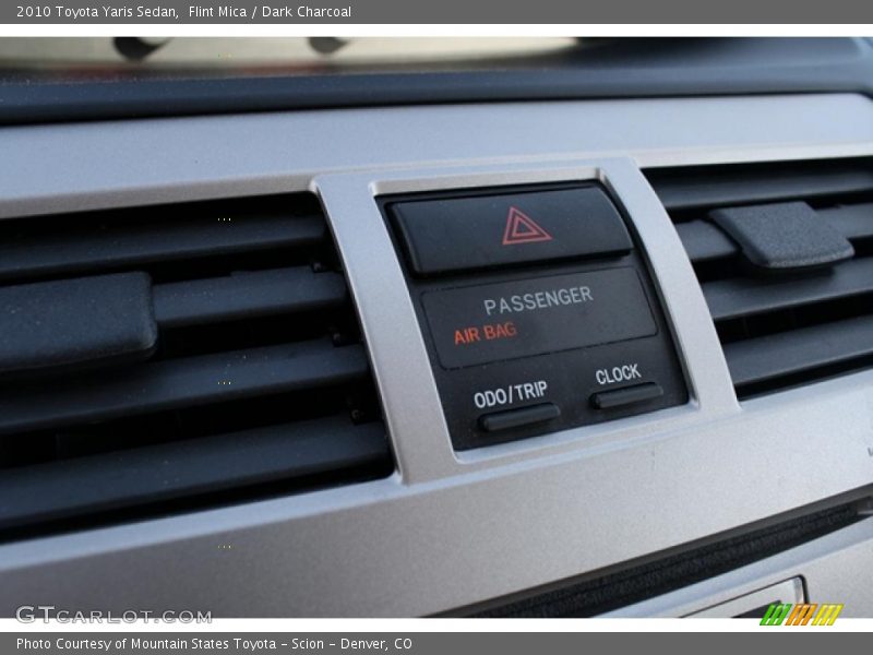 Flint Mica / Dark Charcoal 2010 Toyota Yaris Sedan