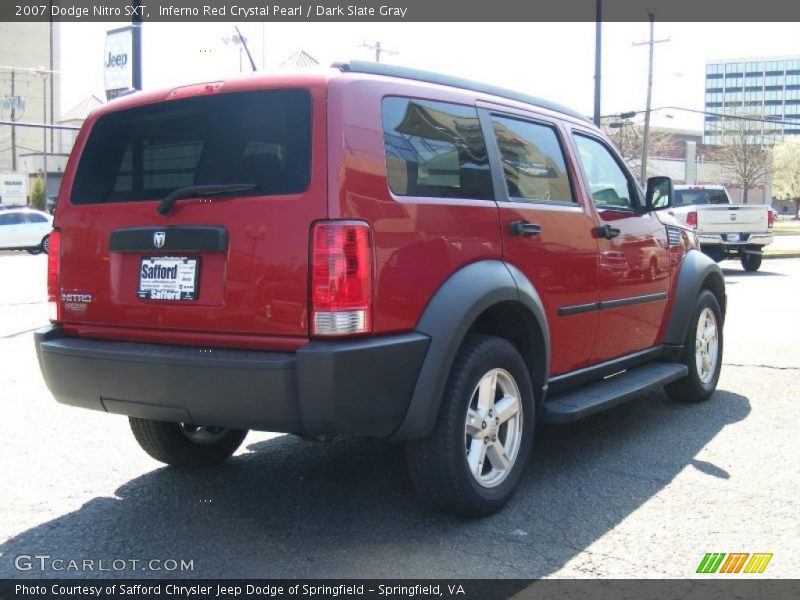 Inferno Red Crystal Pearl / Dark Slate Gray 2007 Dodge Nitro SXT
