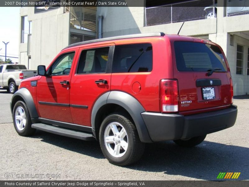 Inferno Red Crystal Pearl / Dark Slate Gray 2007 Dodge Nitro SXT