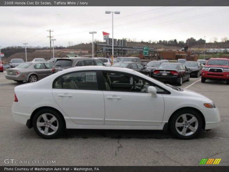 Taffeta White / Ivory 2008 Honda Civic EX Sedan