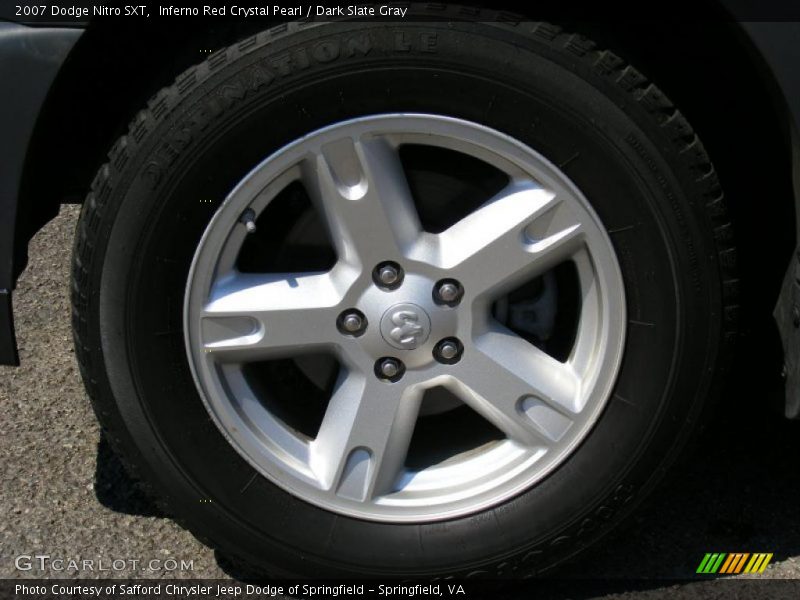 Inferno Red Crystal Pearl / Dark Slate Gray 2007 Dodge Nitro SXT