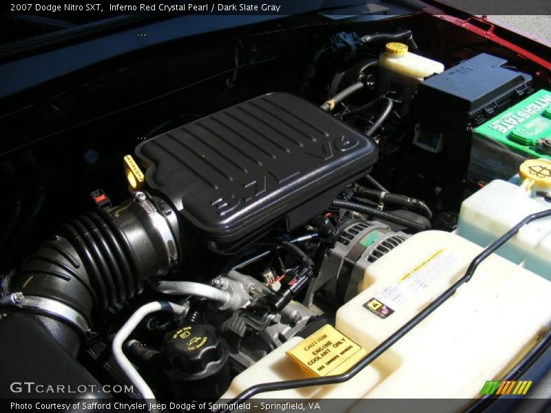 Inferno Red Crystal Pearl / Dark Slate Gray 2007 Dodge Nitro SXT
