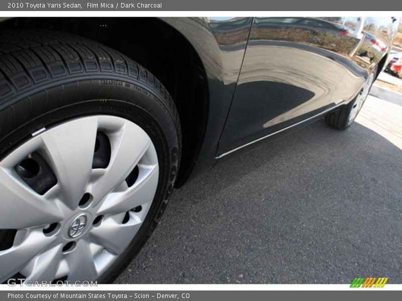 Flint Mica / Dark Charcoal 2010 Toyota Yaris Sedan