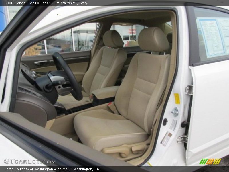 Taffeta White / Ivory 2008 Honda Civic EX Sedan