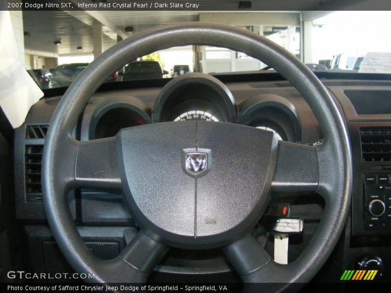 Inferno Red Crystal Pearl / Dark Slate Gray 2007 Dodge Nitro SXT