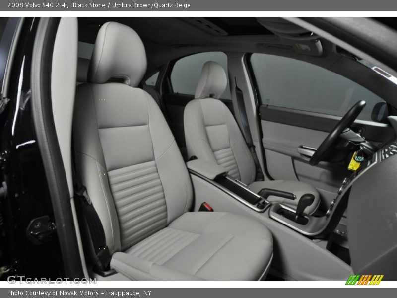  2008 S40 2.4i Umbra Brown/Quartz Beige Interior