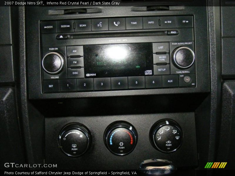 Inferno Red Crystal Pearl / Dark Slate Gray 2007 Dodge Nitro SXT