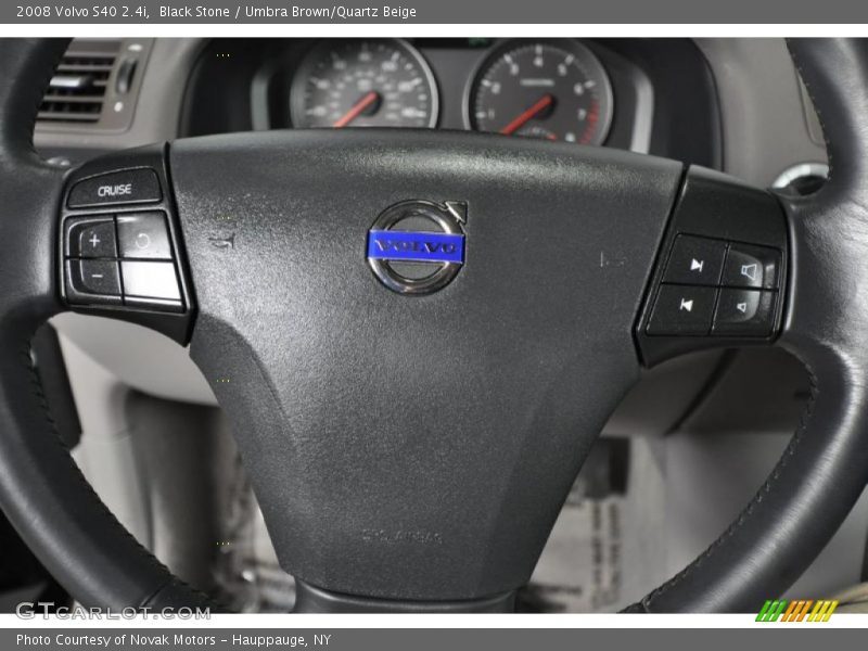 Black Stone / Umbra Brown/Quartz Beige 2008 Volvo S40 2.4i