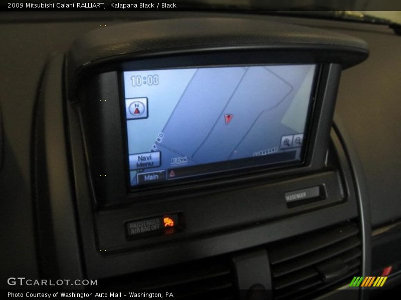 Navigation of 2009 Galant RALLIART