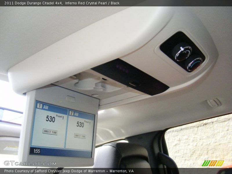 Inferno Red Crystal Pearl / Black 2011 Dodge Durango Citadel 4x4