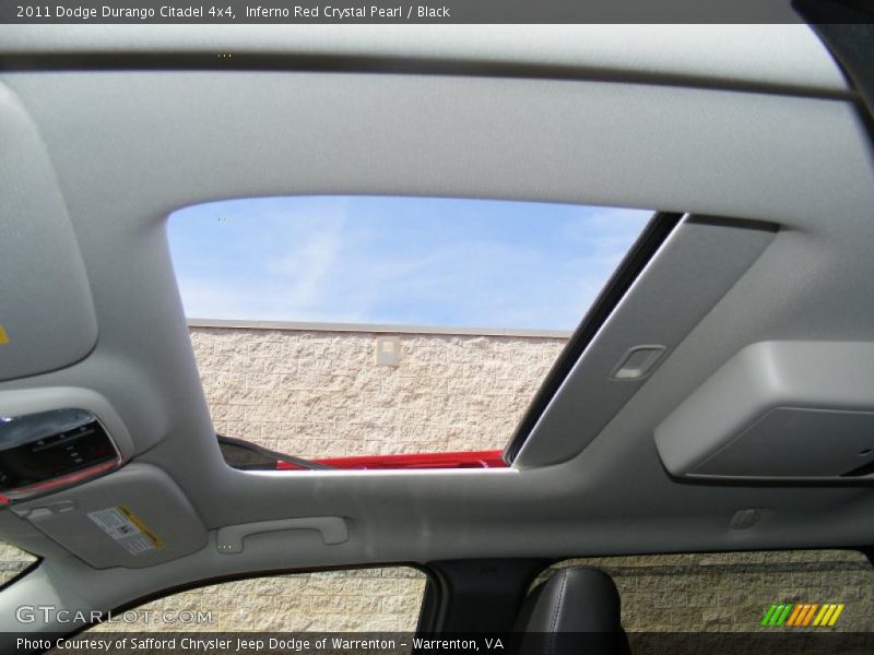 Inferno Red Crystal Pearl / Black 2011 Dodge Durango Citadel 4x4