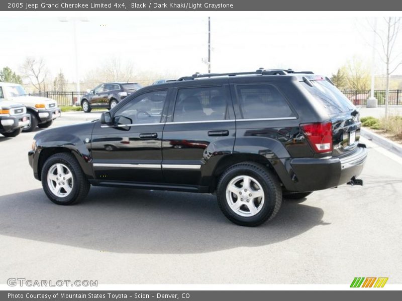 Black / Dark Khaki/Light Graystone 2005 Jeep Grand Cherokee Limited 4x4