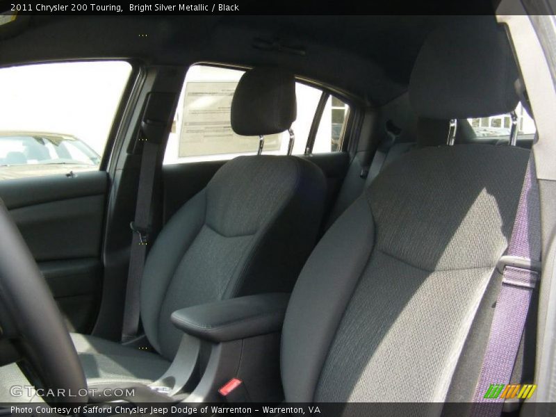 Bright Silver Metallic / Black 2011 Chrysler 200 Touring