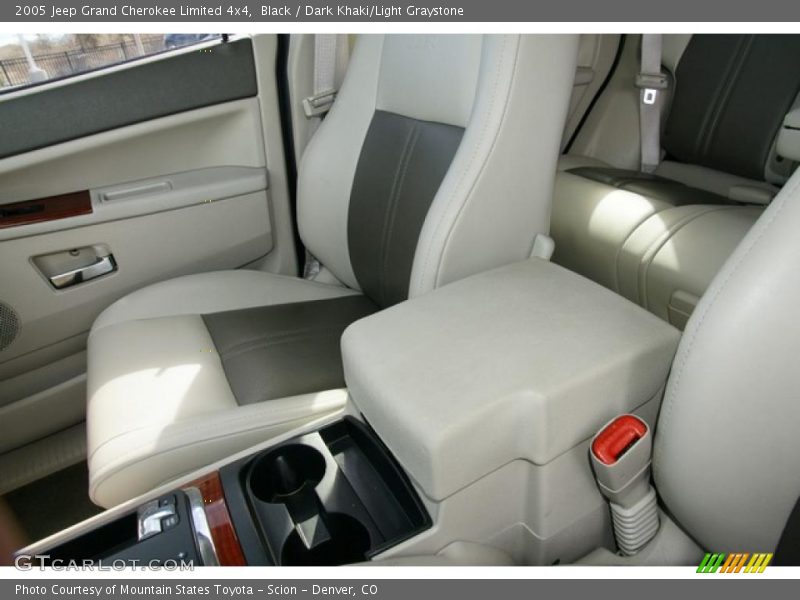Black / Dark Khaki/Light Graystone 2005 Jeep Grand Cherokee Limited 4x4